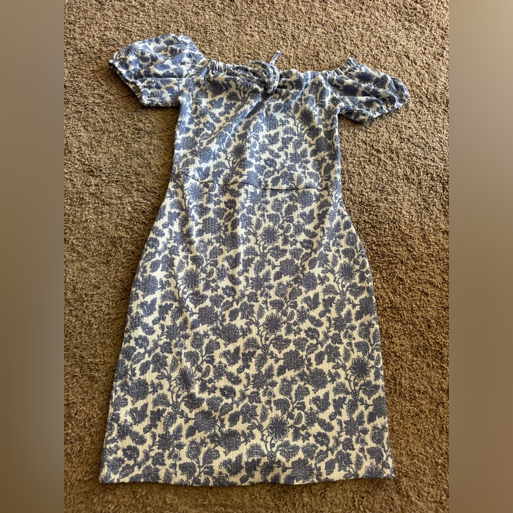 Floral Off-Shoulder bodycon Dress